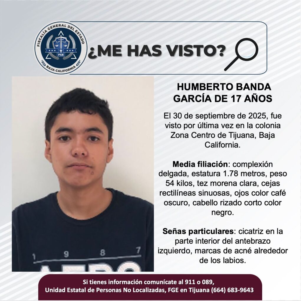 Pesquisa de Humberto Banda García de 17 años de edad