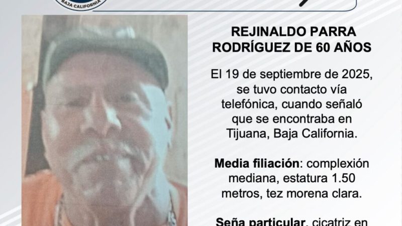 Pesquisa de Rejinaldo Parra Rodríguez de 60 años de edad