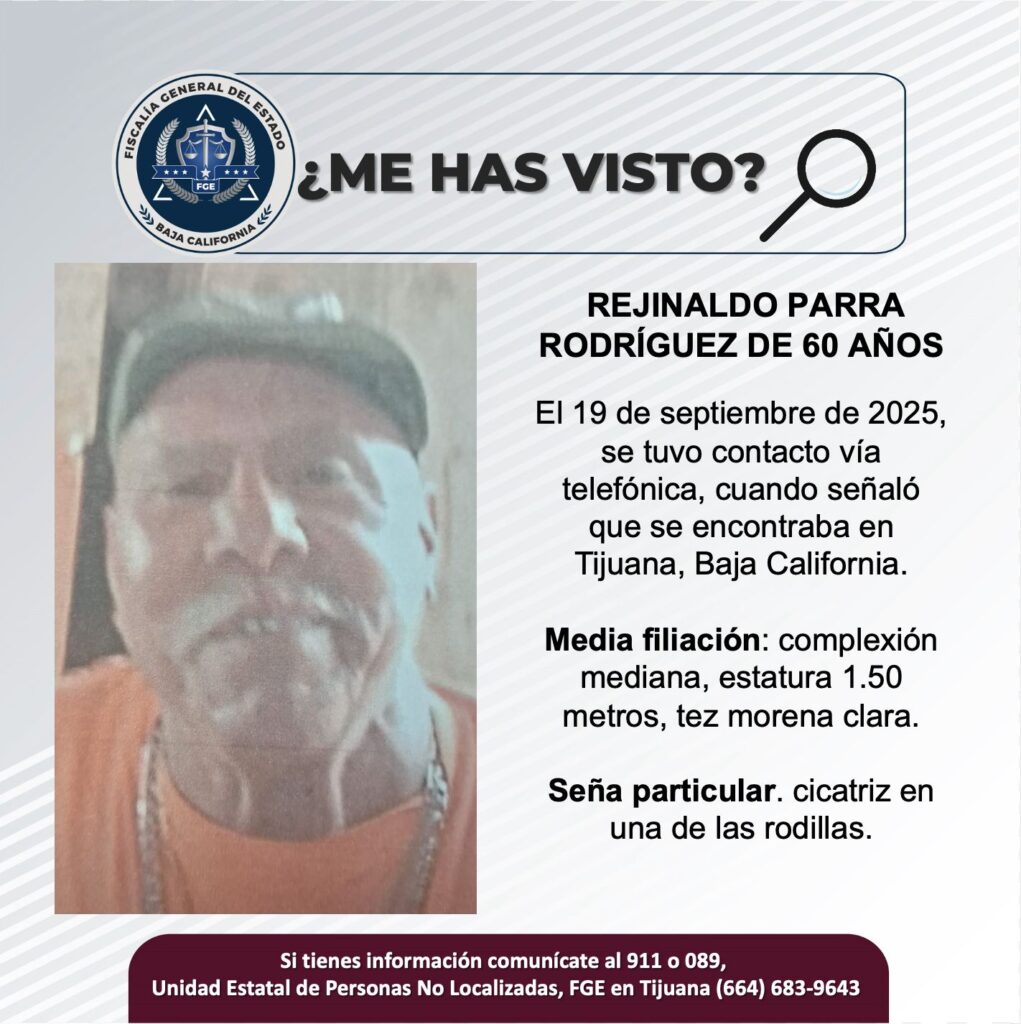 Pesquisa de Rejinaldo Parra Rodríguez de 60 años de edad