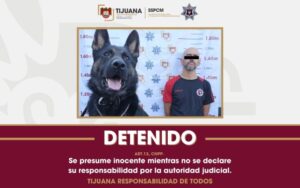 Detiene Policía Municipal a hombre con droga en la colonia La Sierra