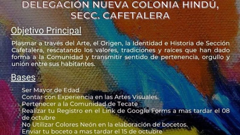 Gobierno Municipal convoca a artistas y muralistas a participar en la segunda edición de “Tecate se va de Pinta con Comex”