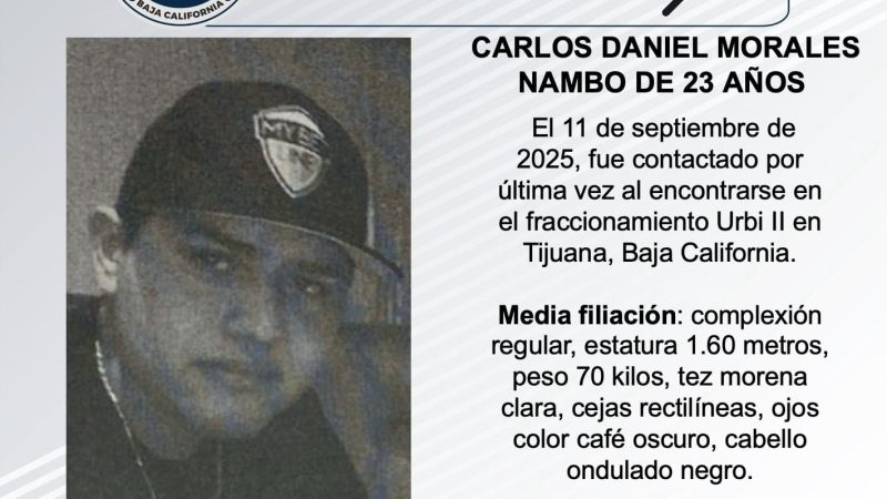 Pesquisa de Carlos Daniel Morales Nambo de 23 años de edad