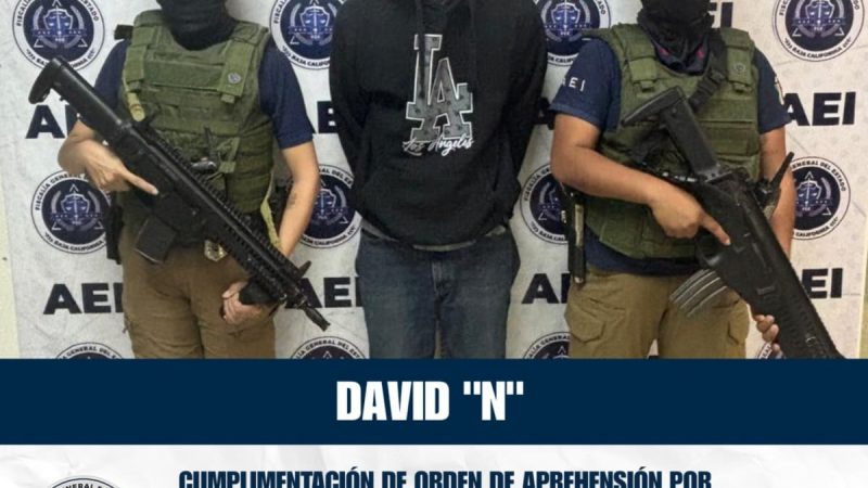 Cumplimentan orden de aprehensión contra David “N” por feminicidio en grado de tentativa, privación ilegal de la libertad