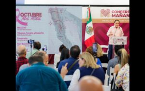 Ruta Rosa lleva detección temprana de cáncer de mama a todo Baja California: gobernadora Marina del Pilar