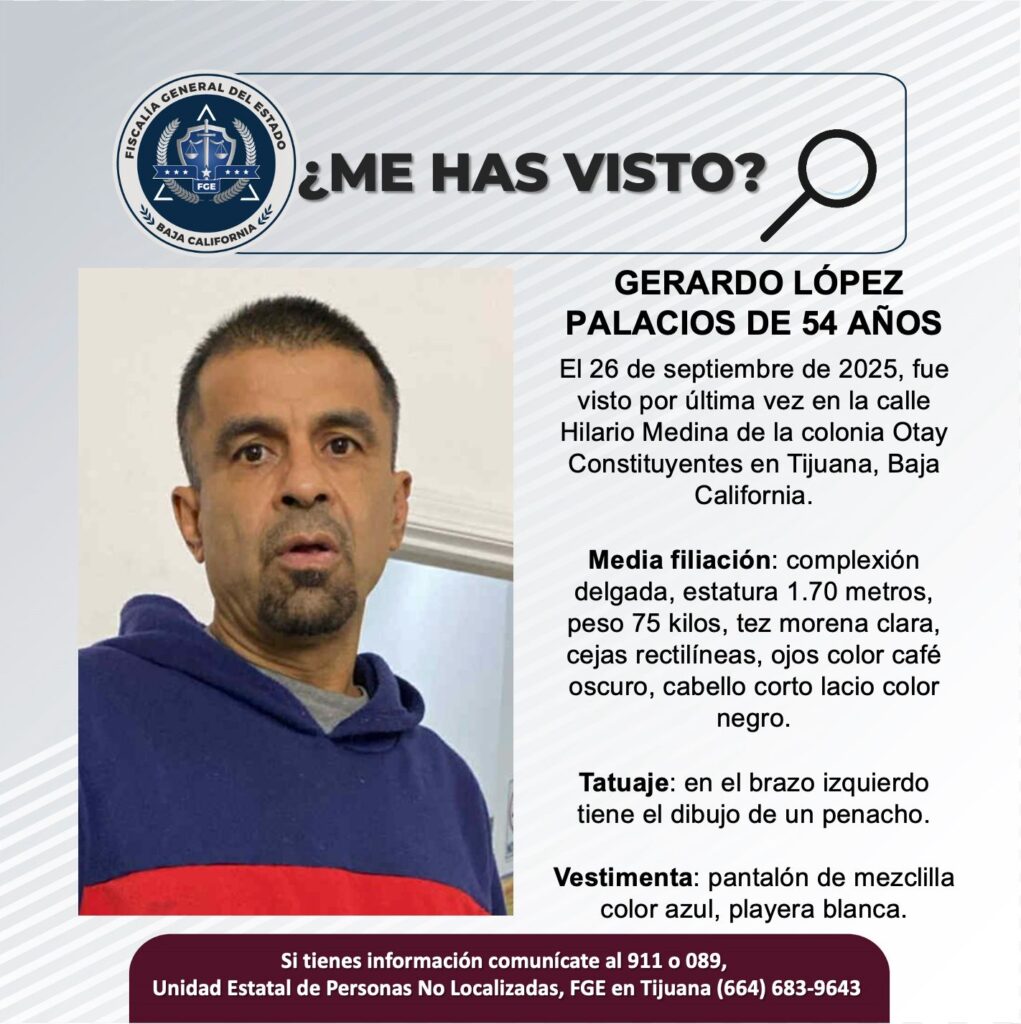 Pesquisa de Gerardo López Palacios de 54 años de edad