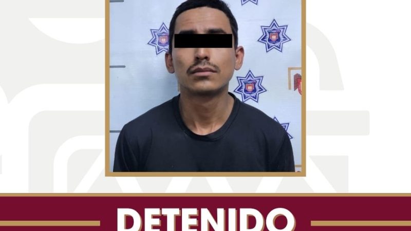 Arresta Policía Municipal de Tijuana a sujeto por violencia familiar en Urbi Villa del Prado Segunda Sección
