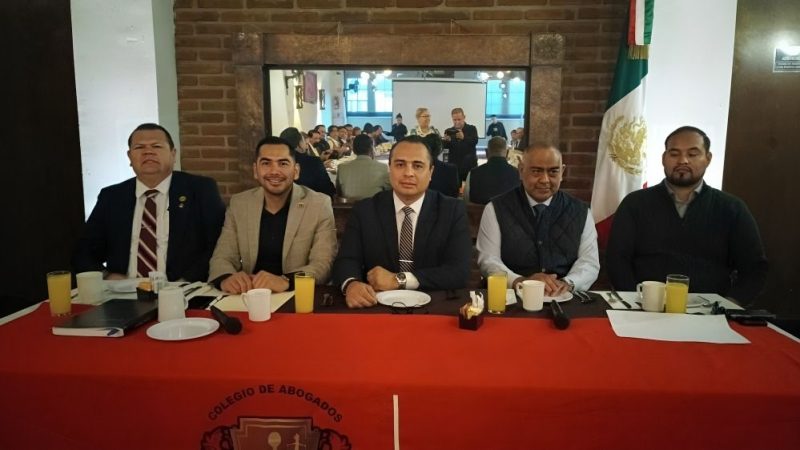 FGE fortalece la vinculación con el Colegio de Abogados «Lic. José Luis Molina Magaña»