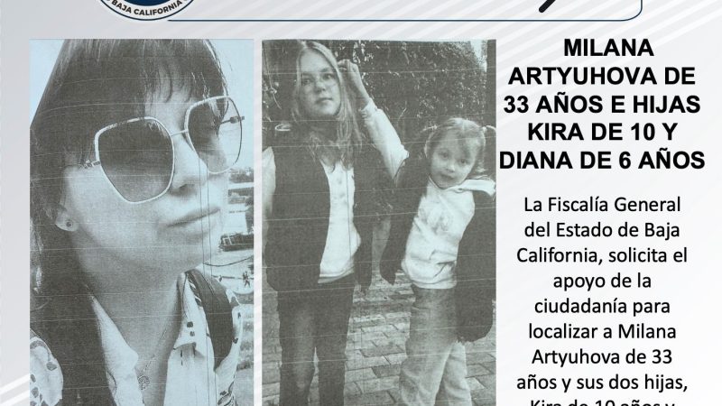 Pesquisa de Milana Artyuhova de 33 años e hijas Kira de 10 y Diana de 6 años de edad