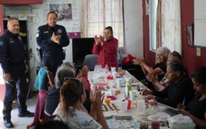 Fortalece SSPCM vínculos de confianza con adultos mayores del grupo “Dorados 29” en la colonia Independencia