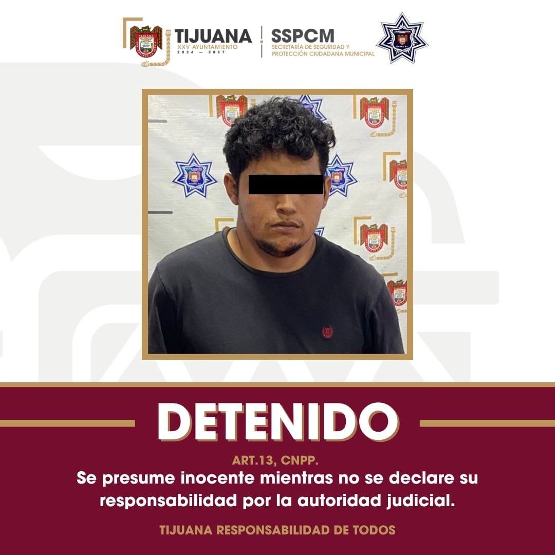 Detienen agentes municipales a sujeto en posesión de droga, podría estar involucrado en homicidio