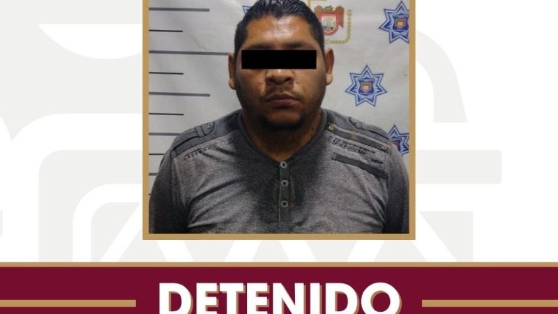 Detiene Policía Municipal a presunto generador de violencia en la colonia Valle Verde