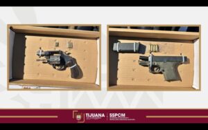 Informa SSPCM detención de dos objetivos prioritarios generadores de violencia en posesión de armas de fuego