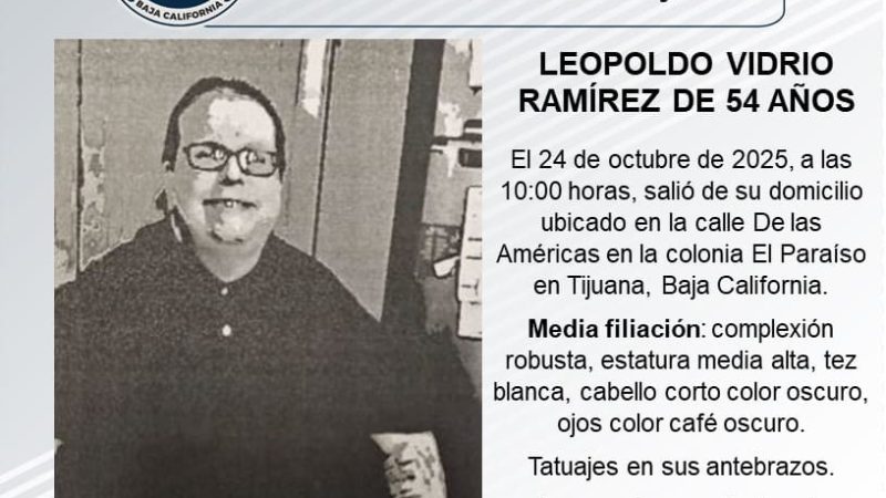 Pesquisa de Leopoldo Vidrio Ramírez de 54 años de edad