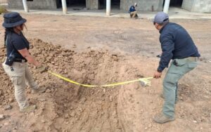 Localizan restos óseos durante cateo en Valle de las Palmas