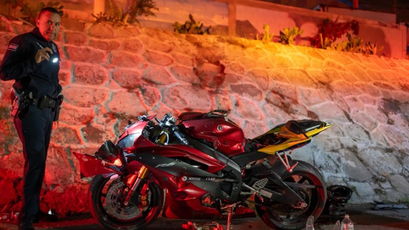 Motociclista resulta lesionado tras accidente en Zona Río