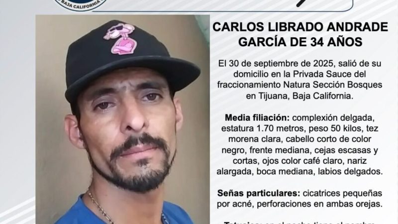 Pesquisa de Carlos Librado Andrade García de 34 años de edad