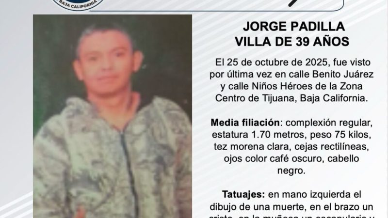 Pesquisa de Jorge Padilla Villa de 39 años de edad