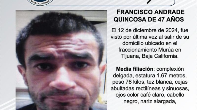 Pesquisa de Francisco Andrade Quincosa de 47 años