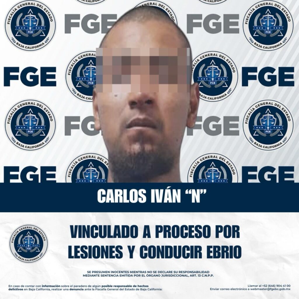 Hombre vinculado a proceso por conducir en estado de ebriedad