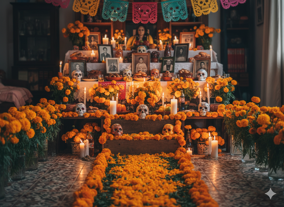 ¿Cuándo se quita la ofrenda de Día de Muertos y qué hacer con los alimentos del altar?
