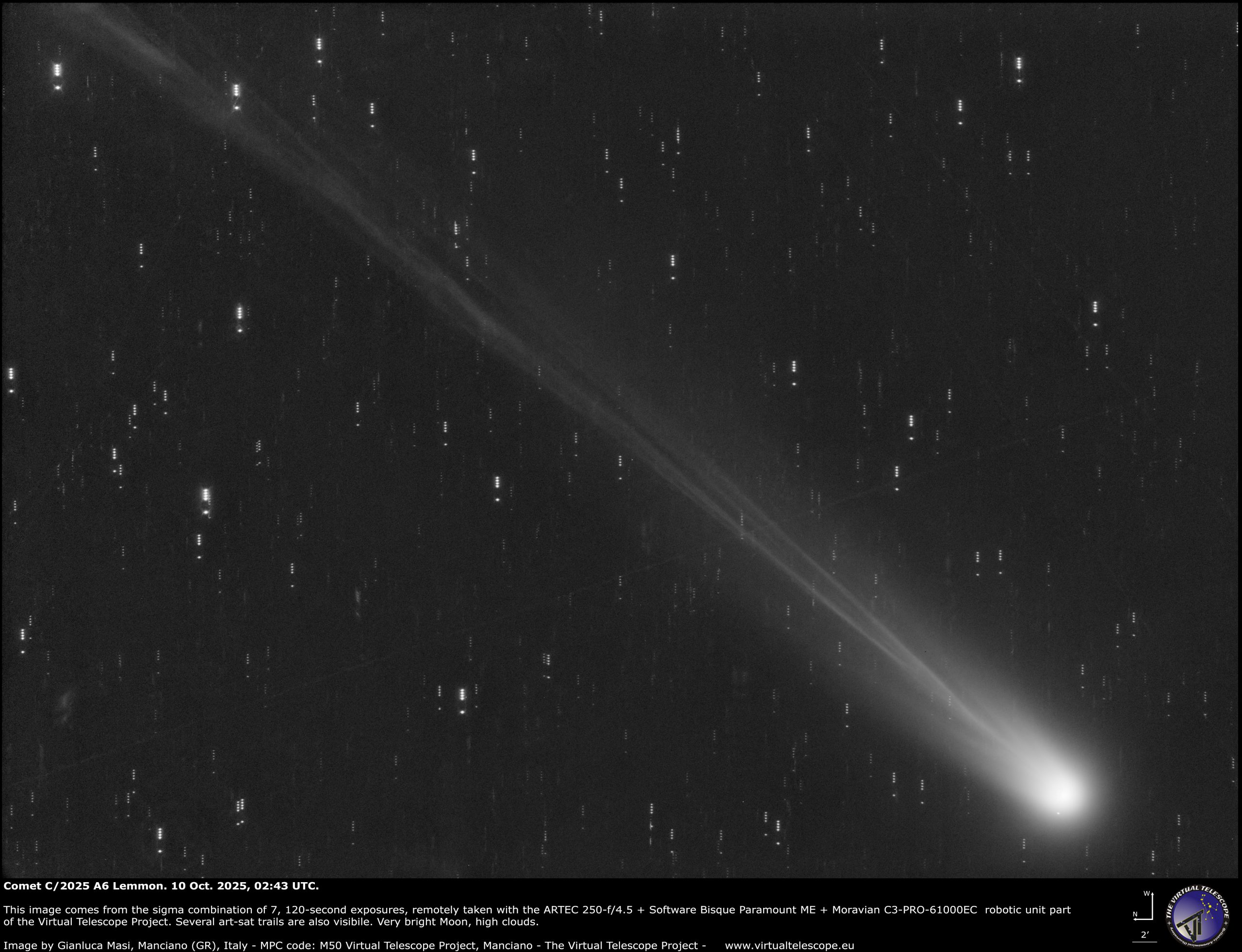 El cometa Lemmon sí será visible desde México antes de desaparecer por mil años