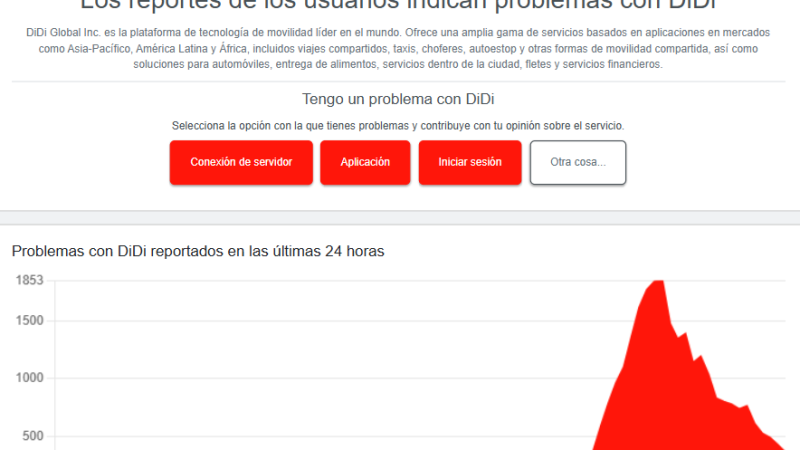 ¿DiDi no toma tu viaje? La app confirma que tiene fallas de servicio