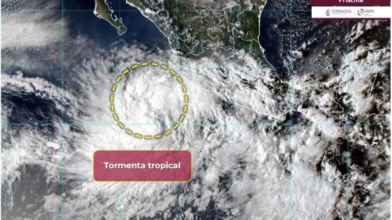 La tormenta Priscilla afectará las costas del Pacífico