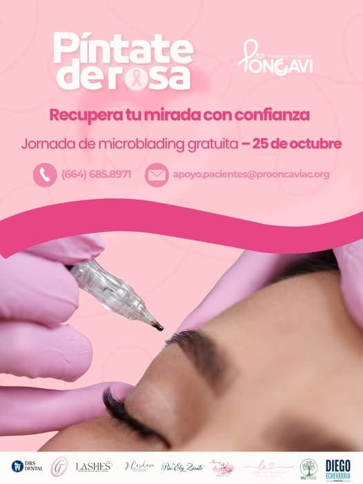 Anuncia PRO ONCAVI Jornada Gratuita de Microblading en apoyo a pacientes Oncológicos