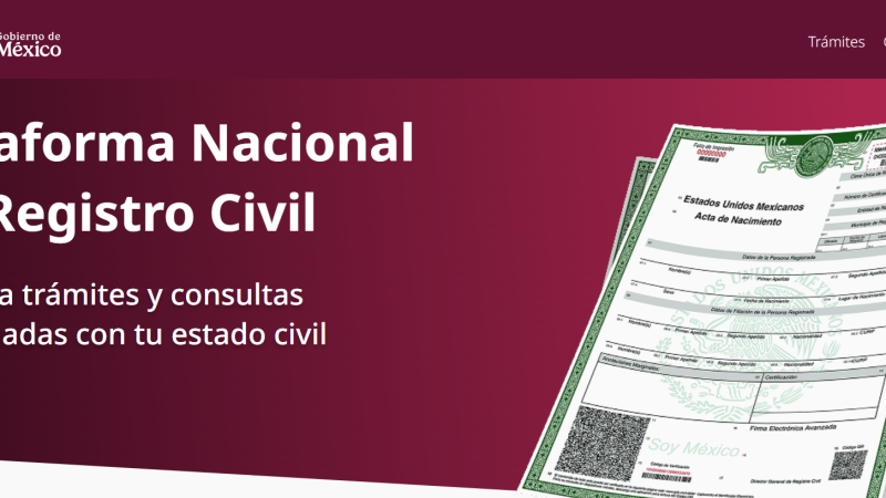 ¿Tu acta de nacimiento tiene un error? Así puedes corregirlo en línea