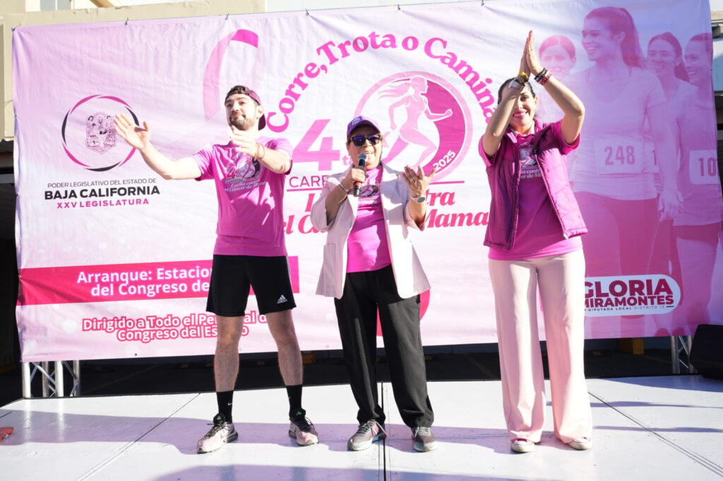 Cierran actividades de la semana «Octubre Rosa» con la 4ta. Carrera Atlética del Congreso del Estado