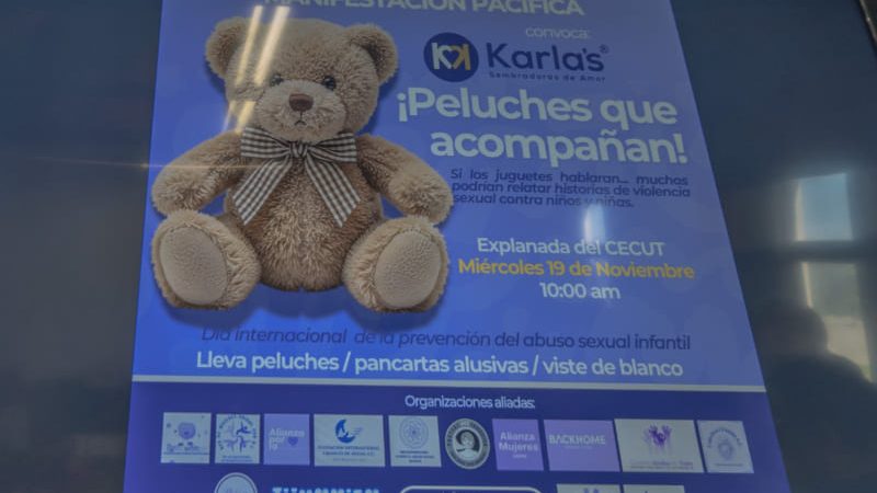 Fundación Karla’s Sembradoras de Amor convoca a manifestación en el CECUT por el Día Internacional para la Prevención del Abuso Sexual Infantil