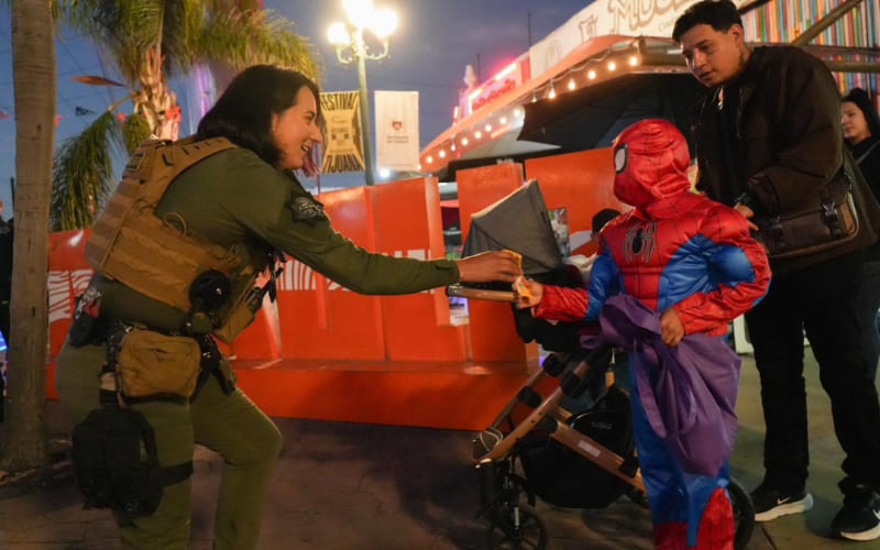 Supervisa Policía Municipal operativo de seguridad por Halloween en avenida Revolución