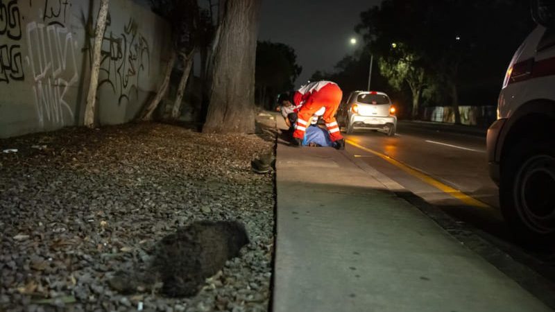 Hombre en situación de calle muere junto a su mascota tras ser atropellados en la Vía Rápida Oriente