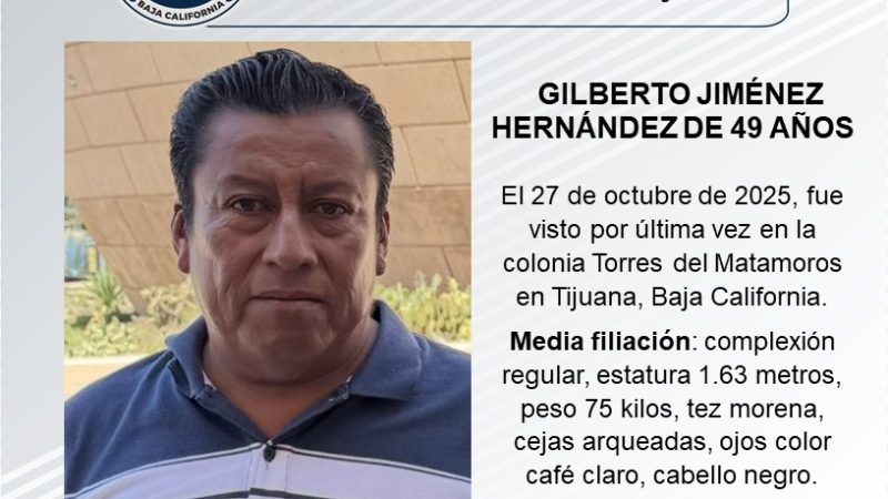 Pesquisa de Gilberto Jiménez Hernández de 49 años