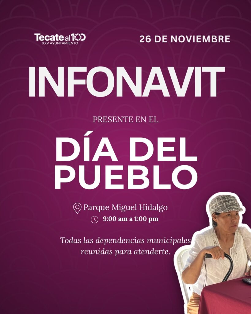 Gobierno de Tecate invita al “Día del Pueblo” este miércoles en el Parque Miguel Hidalgo