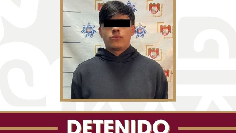 Captura Policía Municipal de Tijuana a sujeto tras asalto con violencia