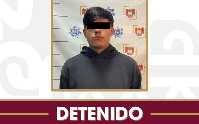 Captura Policía Municipal de Tijuana a sujeto tras asalto con violencia