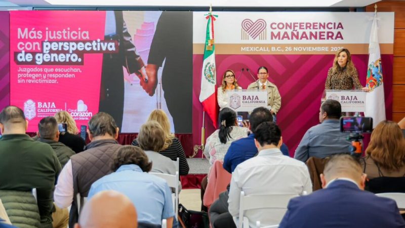 Reafirma Gobernadora Marina Del Pilar compromiso con la protección y atención a las mujeres en Baja California