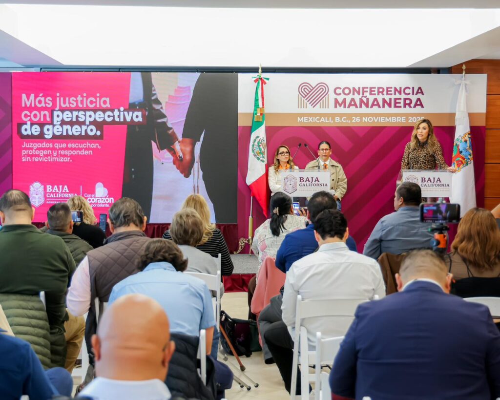 Reafirma Gobernadora Marina Del Pilar compromiso con la protección y atención a las mujeres en Baja California