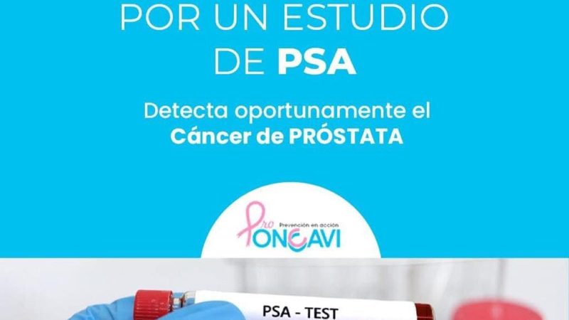 Hombres mayores de 50 años deben considerar exámenes de rutina para prevenir la muerte por cáncer de próstata”: PROONCAVI