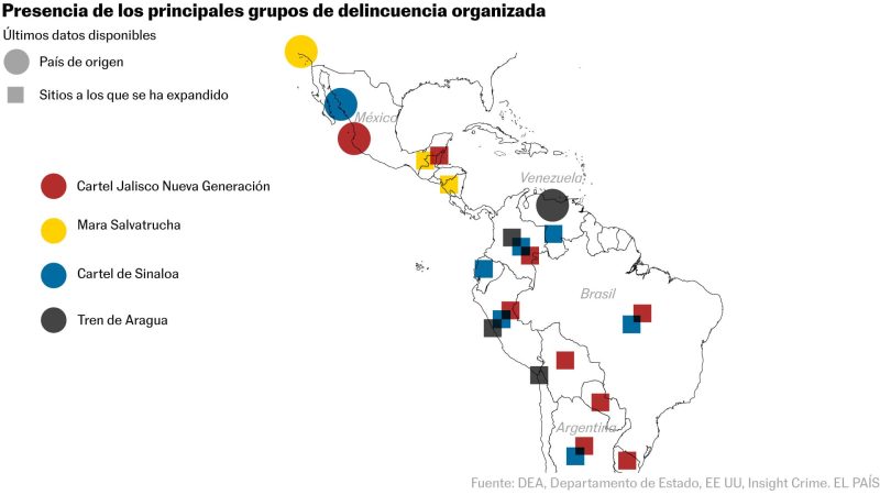 El magma criminal asfixia a América Latina