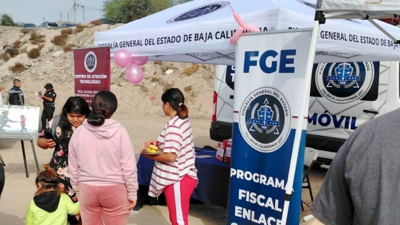 FGE refuerza cercanía con la comunidad en Tijuana a través del Programa «Fiscal Enlace Contigo»