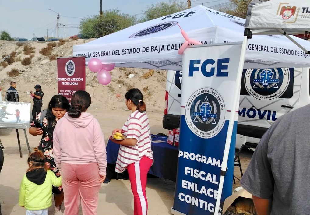FGE refuerza cercanía con la comunidad en Tijuana a través del Programa «Fiscal Enlace Contigo»
