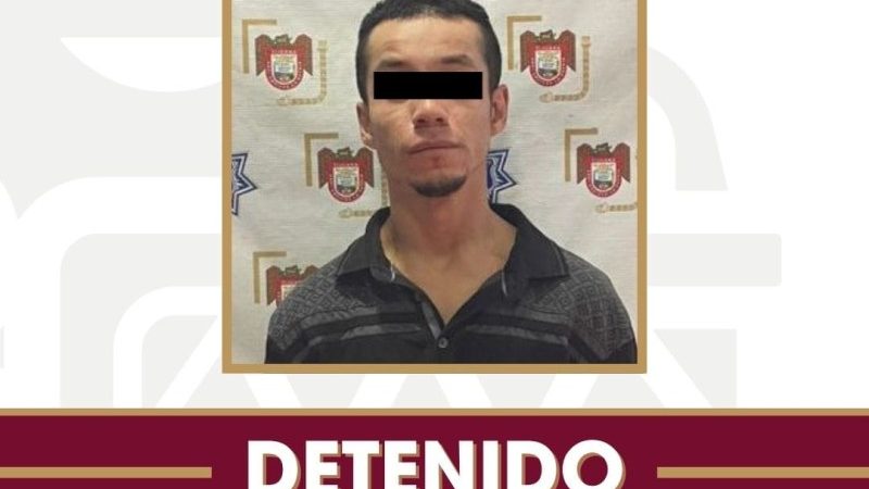 Detiene Policía Municipal a presunto agresor por violencia familiar en Paseos del Florido