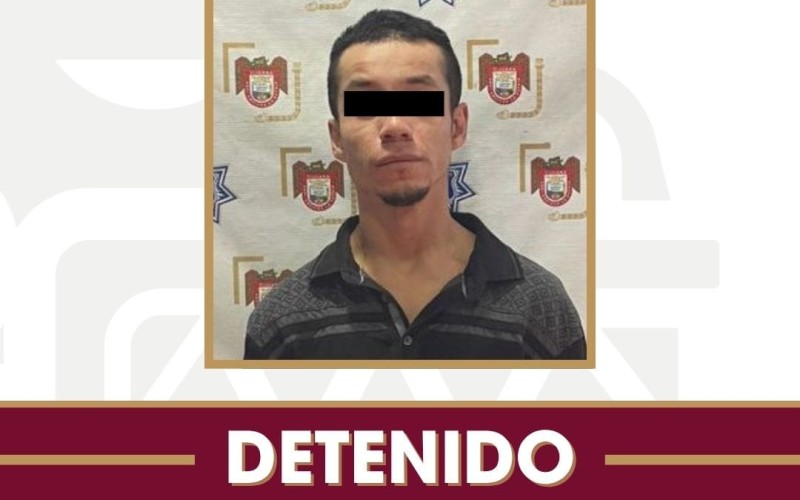 Detiene Policía Municipal a presunto agresor por violencia familiar en Paseos del Florido