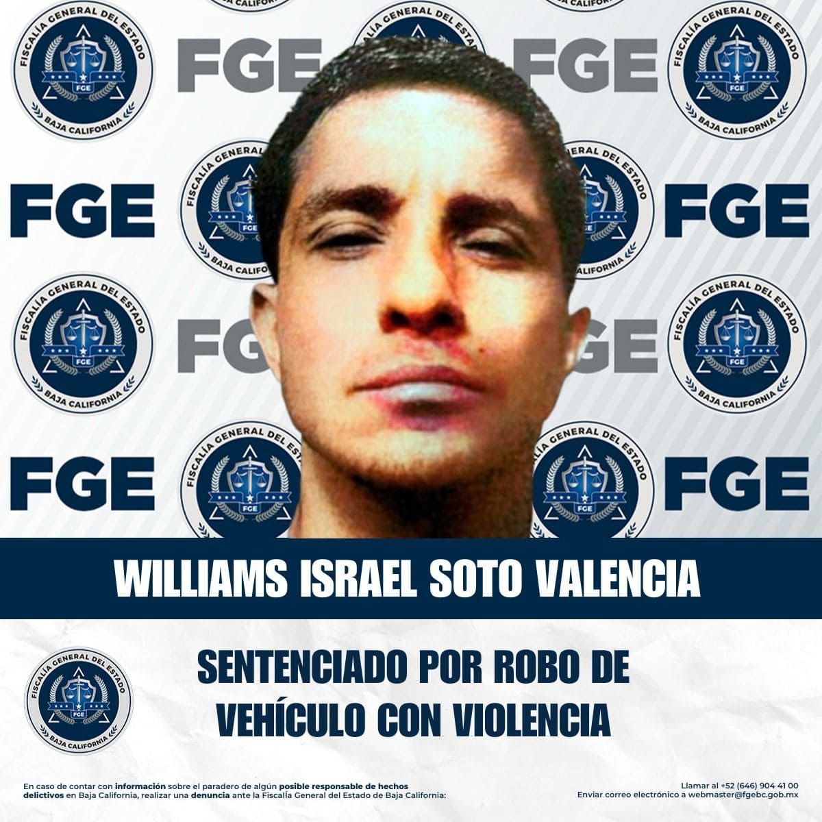 Dictan Sentencia de más de cinco años por robo de vehículo con violencia