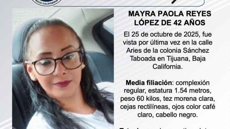 Pesquisa de Mayra Paola Reyes López de 42 años