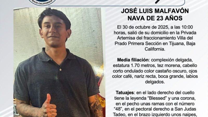 Pesqusia de José Luis Malfavón Nava de 23 años