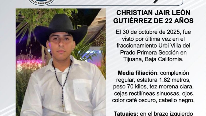 Pesquisa de Christian Jair León Gutiérrez de 22 años