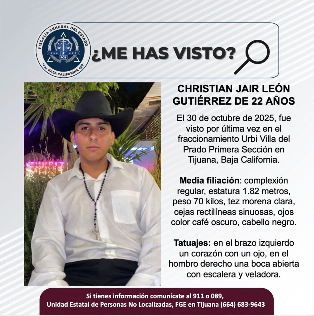 Pesquisa de Christian Jair León Gutiérrez de 22 años